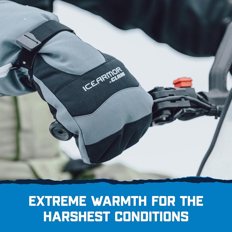 ICE ARMOR Edge X Mitts – Waterproof Insulated Ice Fishing Mittens with 3M Thinsulate & Reinforced Palm for Cold Weather - Image 2